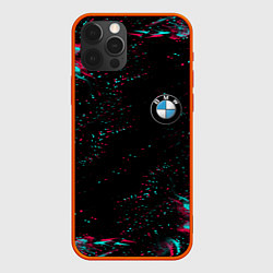 Чехол для iPhone 12 Pro BMW, цвет: 3D-красный