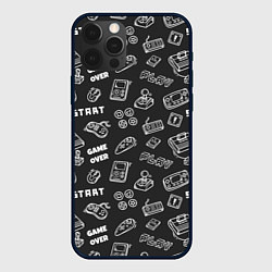 Чехол для iPhone 12 Pro Video game, цвет: 3D-черный