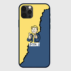 Чехол iPhone 12 Pro Fallout logo boy