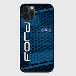 Чехол для iPhone 12 Pro FORD, цвет: 3D-черный