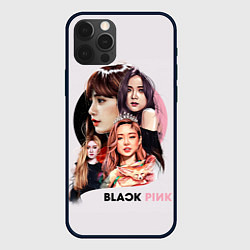 Чехол для iPhone 12 Pro Blackpink, цвет: 3D-черный