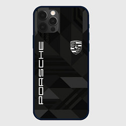 Чехол для iPhone 12 Pro PORSCHE, цвет: 3D-черный