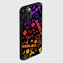 Чехол для iPhone 12 Pro Roblox, цвет: 3D-черный — фото 2