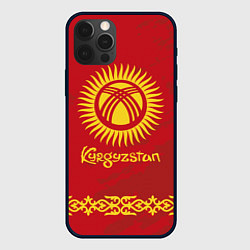 Чехол для iPhone 12 Pro Киргизия, цвет: 3D-черный