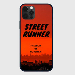 Чехол для iPhone 12 Pro Street runner, цвет: 3D-черный