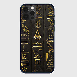 Чехол для iPhone 12 Pro ASSASSINS CREED:ORIGINS, цвет: 3D-черный