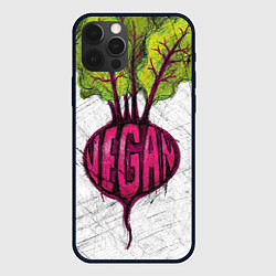 Чехол для iPhone 12 Pro Vegan, цвет: 3D-черный
