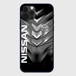 Чехол для iPhone 12 Pro NISSAN, цвет: 3D-черный