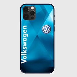 Чехол для iPhone 12 Pro VOLKSWAGEN, цвет: 3D-черный