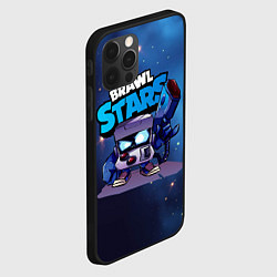 Чехол для iPhone 12 Pro 8 bit blue brawl stars 8 бит, цвет: 3D-черный — фото 2