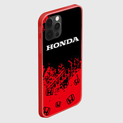 Чехол для iPhone 12 Pro HONDA ХОНДА, цвет: 3D-красный — фото 2