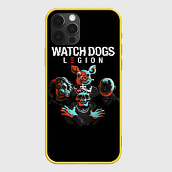 Чехол для iPhone 12 Pro Watch Dogs Legion, цвет: 3D-желтый