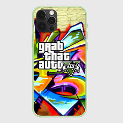 Чехол для iPhone 12 Pro GTA:5, цвет: 3D-салатовый