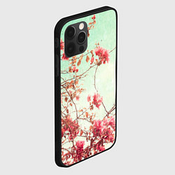 Чехол для iPhone 12 Pro Цветы, цвет: 3D-черный — фото 2