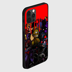 Чехол для iPhone 12 Pro Five Nights At Freddys, цвет: 3D-черный — фото 2