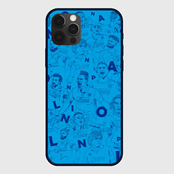 Чехол для iPhone 12 Pro Наполи Блю, цвет: 3D-черный