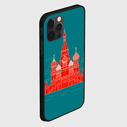 Чехол для iPhone 12 Pro Москва, цвет: 3D-черный — фото 2