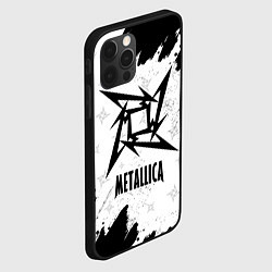 Чехол для iPhone 12 Pro METALLICA МЕТАЛЛИКА, цвет: 3D-черный — фото 2