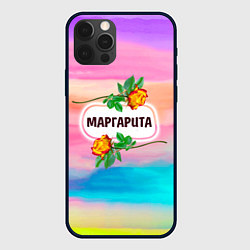 Чехол для iPhone 12 Pro Маргарита, цвет: 3D-черный