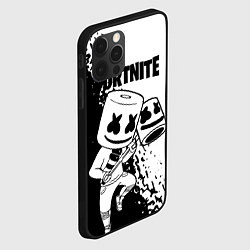 Чехол для iPhone 12 Pro FORTNITE MARSHMELLO, цвет: 3D-черный — фото 2