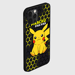 Чехол для iPhone 12 Pro Pikachu Pika Pika, цвет: 3D-черный — фото 2