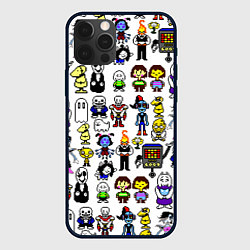 Чехол для iPhone 12 Pro UNDERTALE, цвет: 3D-черный