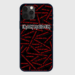 Чехол iPhone 12 Pro IRON MAIDEN SONGS Z