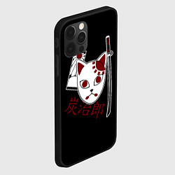Чехол для iPhone 12 Pro Маска Танджиро, цвет: 3D-черный — фото 2