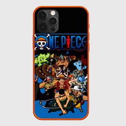 Чехол для iPhone 12 Pro One Piece, цвет: 3D-красный