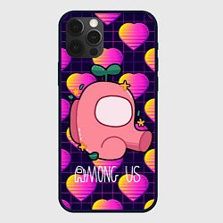 Чехол для iPhone 12 Pro Among Us Girl, цвет: 3D-черный