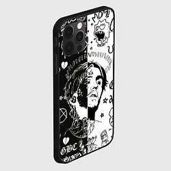 Чехол для iPhone 12 Pro LIL PEEP, цвет: 3D-черный — фото 2