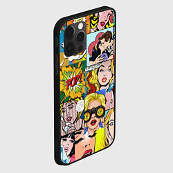 Чехол для iPhone 12 Pro Pop Art, цвет: 3D-черный — фото 2