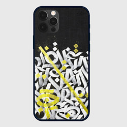 Чехол для iPhone 12 Pro GRAFFITY, цвет: 3D-черный