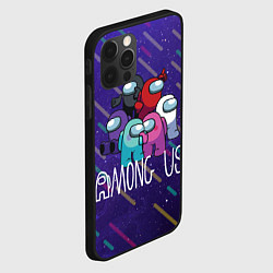 Чехол для iPhone 12 Pro Among Us, цвет: 3D-черный — фото 2