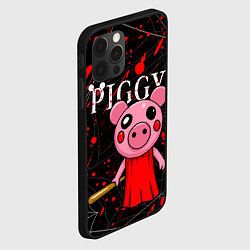 Чехол для iPhone 12 Pro ROBLOX PIGGY, цвет: 3D-черный — фото 2