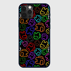 Чехол iPhone 12 Pro AMONG US NEON