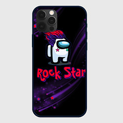 Чехол iPhone 12 Pro Among Us Rock Star