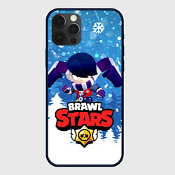 Чехол для iPhone 12 Pro Brawl Stars Эдгар, цвет: 3D-черный