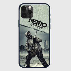 Чехол для iPhone 12 Pro Metro Exodus, цвет: 3D-черный