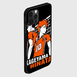 Чехол для iPhone 12 Pro Haikyuu Hinata Kageyama, цвет: 3D-черный — фото 2