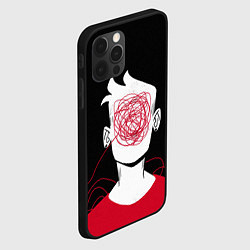 Чехол для iPhone 12 Pro Парень, цвет: 3D-черный — фото 2