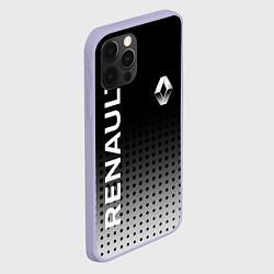 Чехол для iPhone 12 Pro Renault, цвет: 3D-светло-сиреневый — фото 2