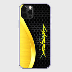 Чехол для iPhone 12 Pro Cyberpunk 2077 Exclusive S, цвет: 3D-светло-сиреневый