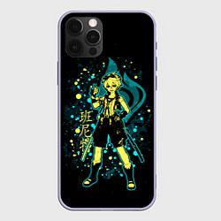 Чехол для iPhone 12 Pro GENSHIN IMPACT, БЕННЕТ, цвет: 3D-светло-сиреневый