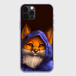 Чехол iPhone 12 Pro Лисенок в капюшоне