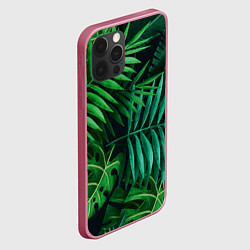 Чехол для iPhone 12 Pro Сочные тропики, цвет: 3D-малиновый — фото 2