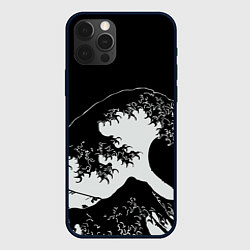 Чехол для iPhone 12 Pro Волна Канагава, цвет: 3D-черный