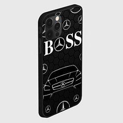 Чехол для iPhone 12 Pro BOSS MERCEDES-BENZ, цвет: 3D-черный — фото 2