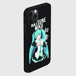 Чехол для iPhone 12 Pro Hatsune Miku Хацунэ Мику, цвет: 3D-черный — фото 2