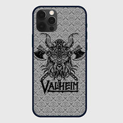 Чехол iPhone 12 Pro Valheim Viking dark